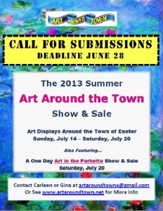 Summer Show 2013 Poster call for subs