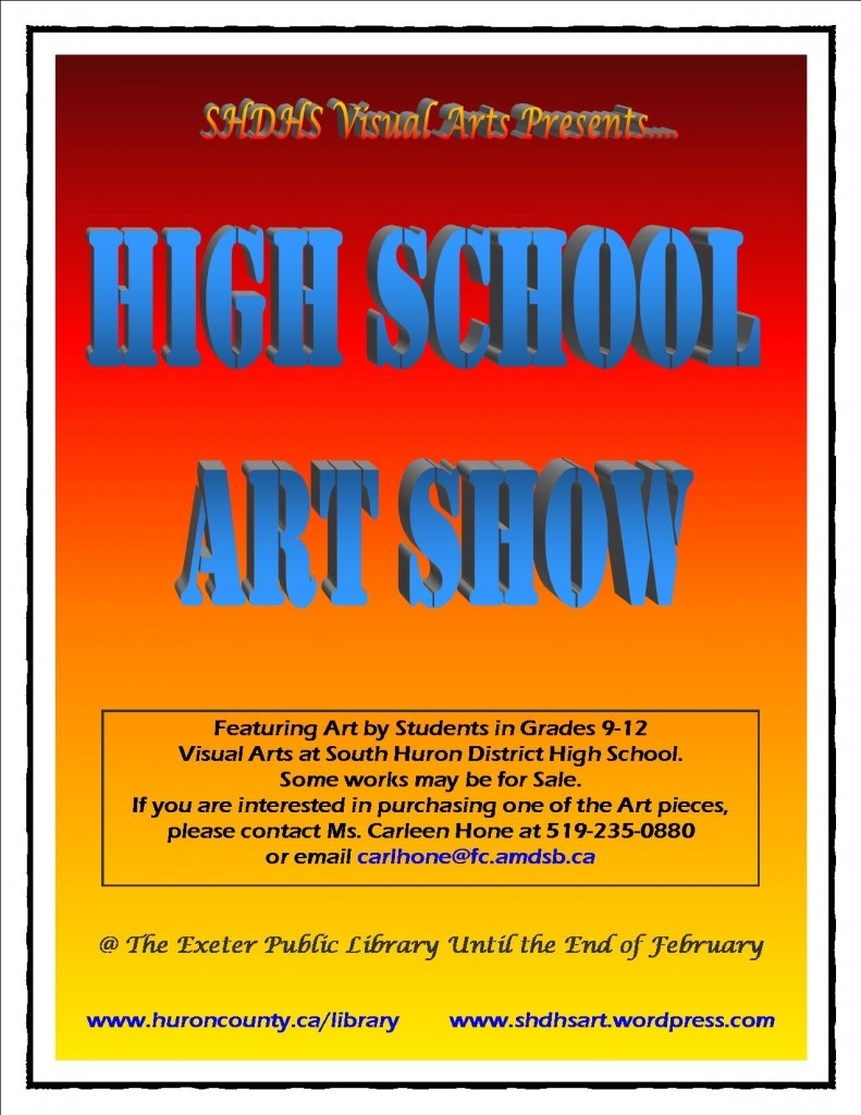 High School Library Show poster